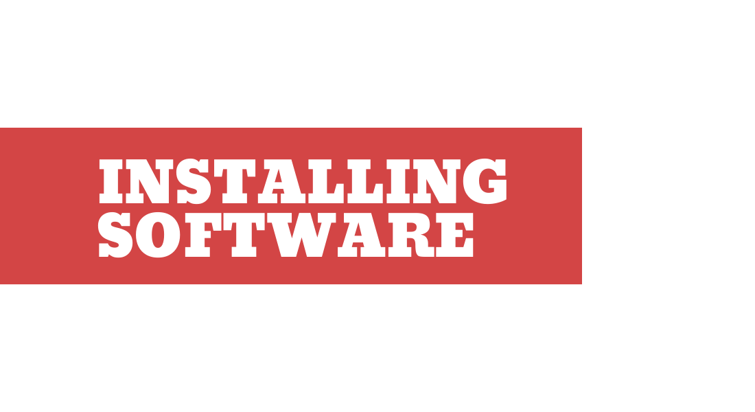 Installing Software